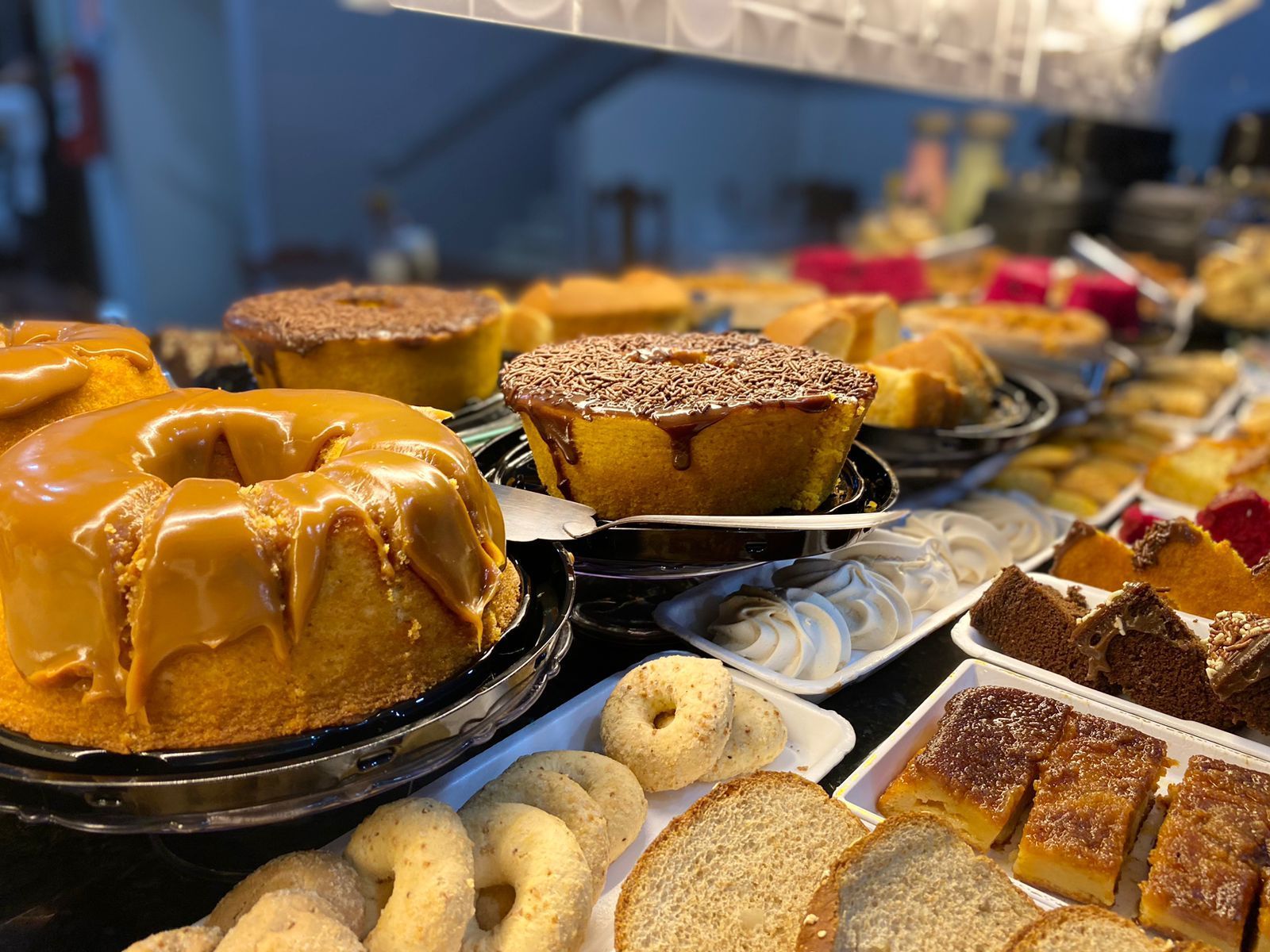 Buffet de café da manhã da pousada